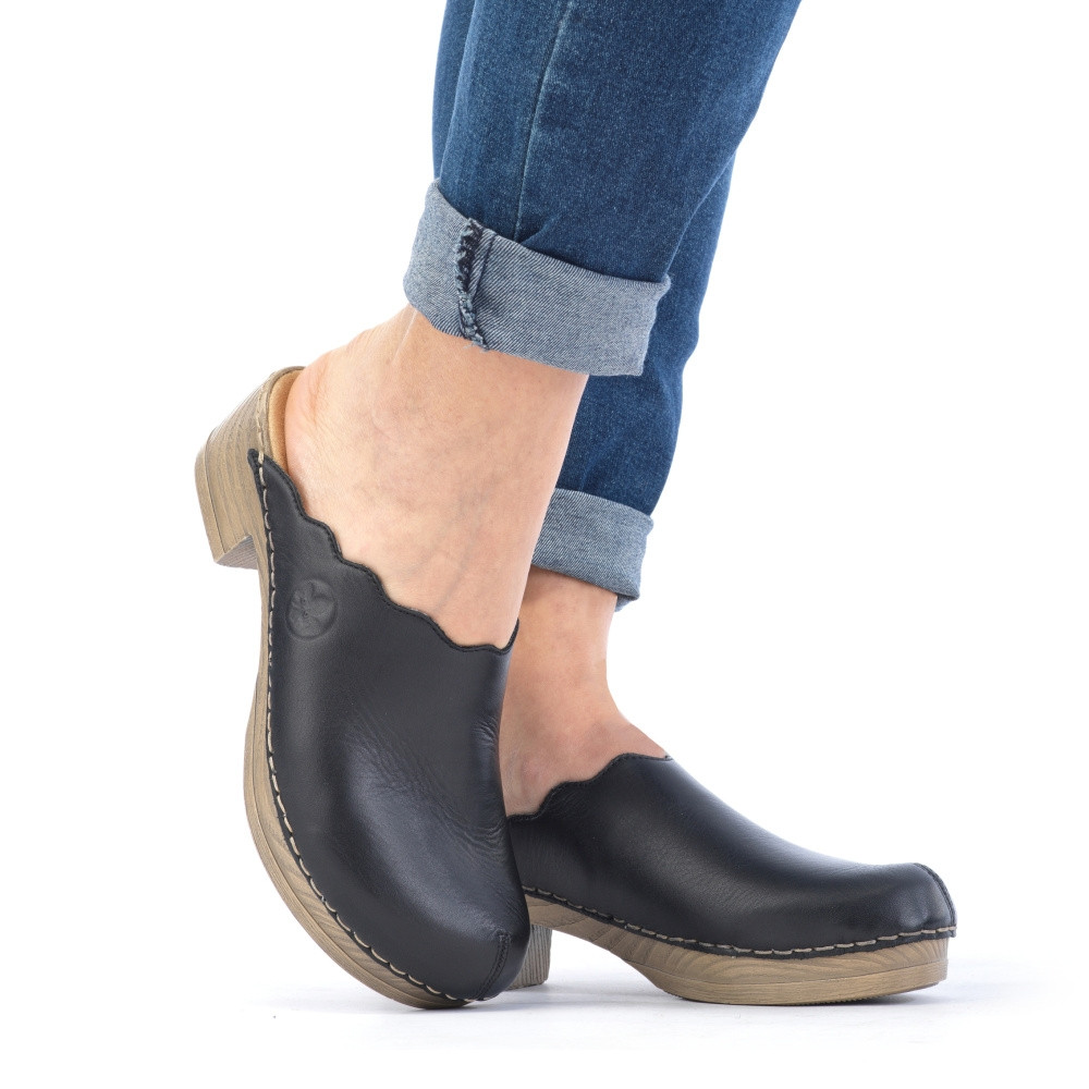 detail Dámské nazouváky RIEKER RIE-10201194-S2 černá