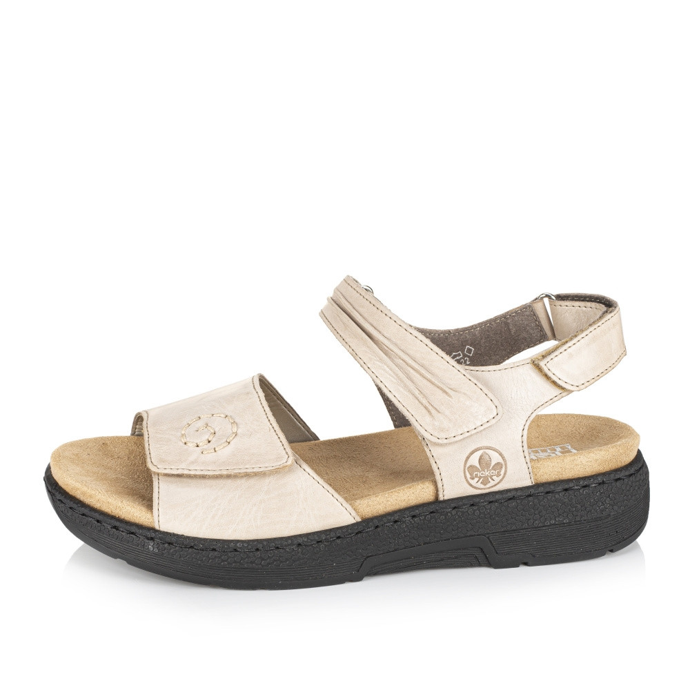 detail Dámské sandály RIEKER RIE-10201201-S2 béžová