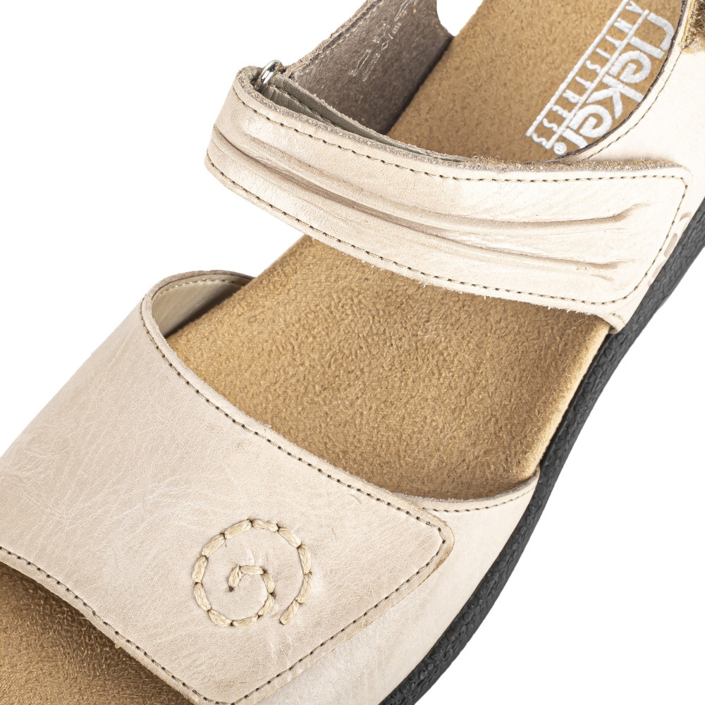 detail Dámské sandály RIEKER RIE-10201201-S2 béžová