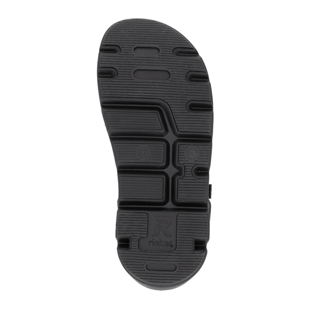 detail Dámské sandály RIEKER V8401-00 černá S5