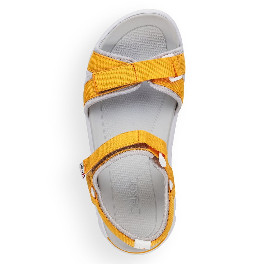 detail Dámské sandály RIEKER RIE-10201208-S2 žlutá