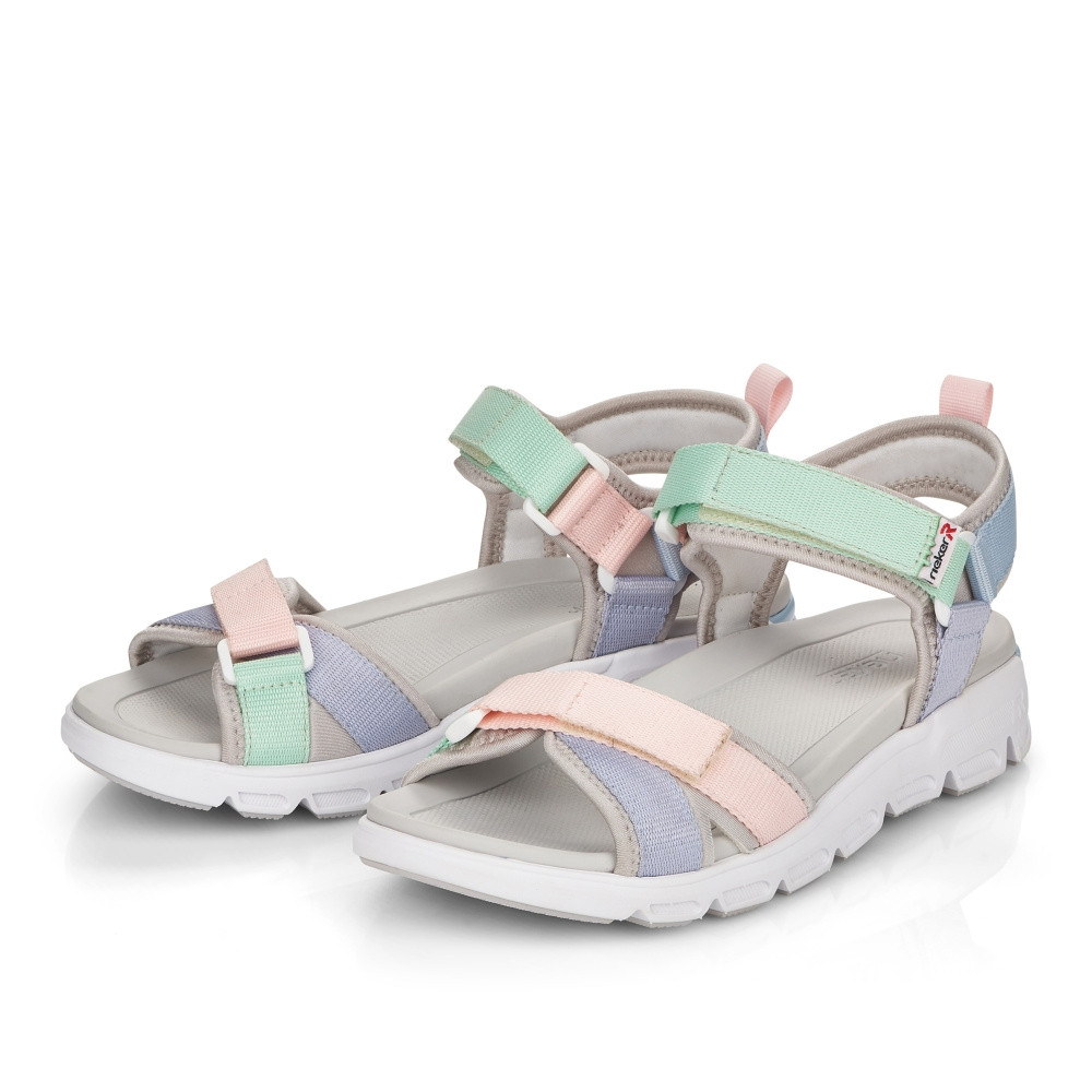 detail Dámské sandály RIEKER RIE-10201209-S3 multicolor