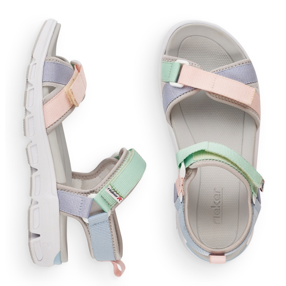 detail Dámské sandály RIEKER RIE-10201209-S3 multicolor