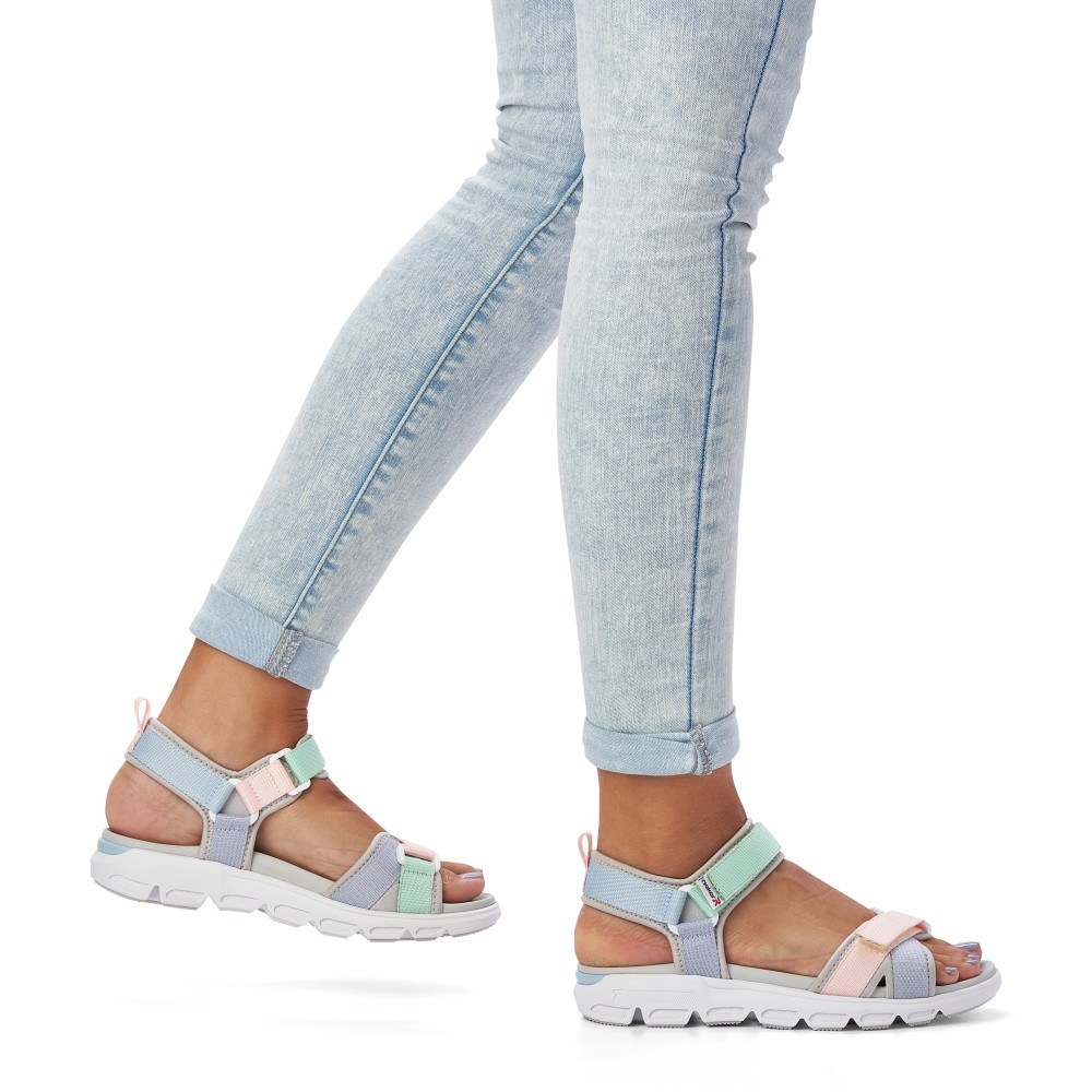 detail Dámské sandály RIEKER RIE-10201209-S3 multicolor