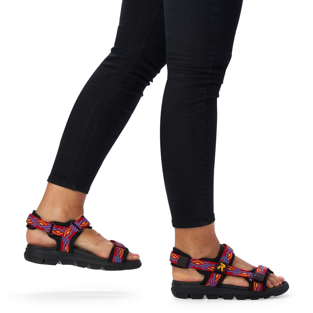 detail Dámské sandály RIEKER RIE-10201211-S2 červená