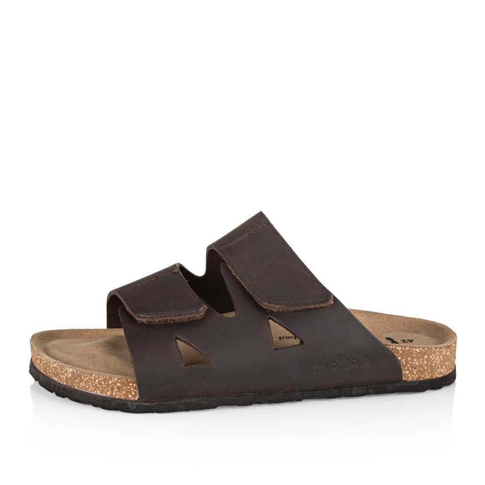 detail Pánské nazouváky RIEKER RIE-10201238-S2 hnědá