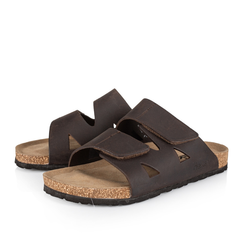 detail Pánské nazouváky RIEKER RIE-10201238-S2 hnědá