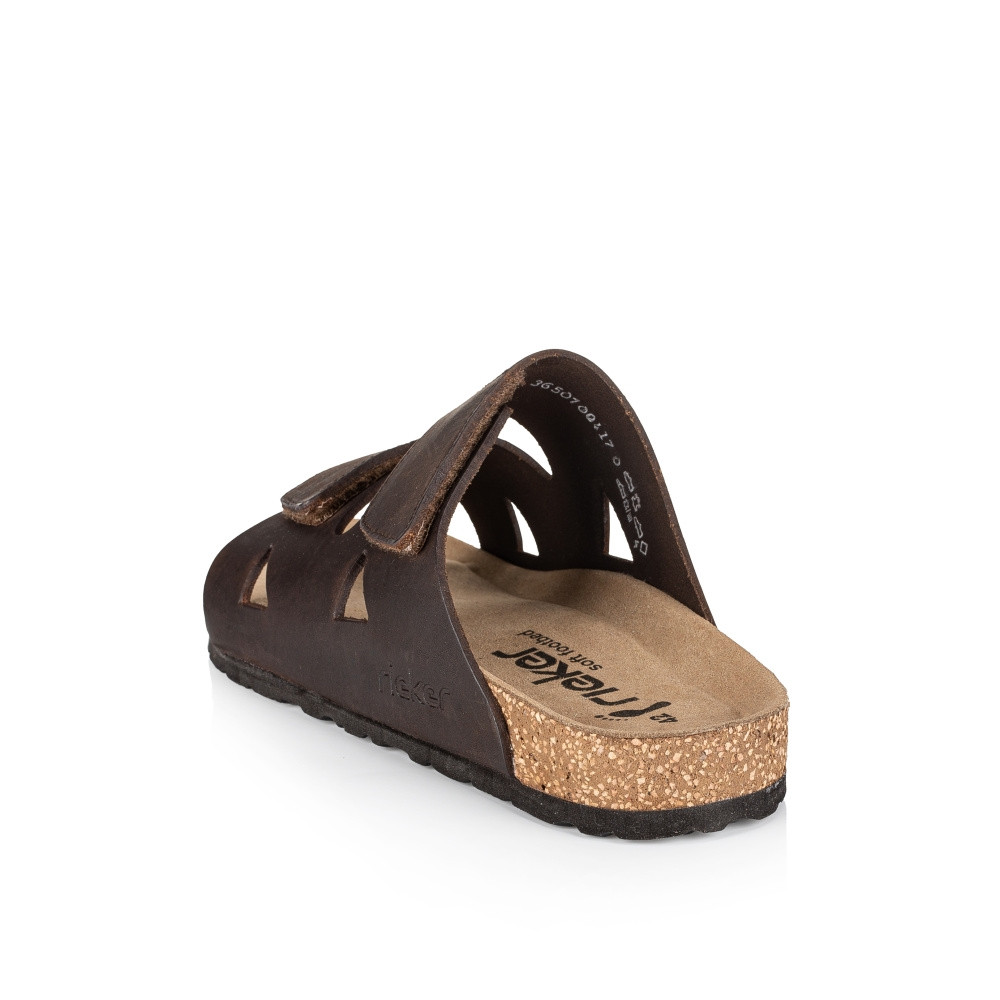 detail Pánské nazouváky RIEKER RIE-10201238-S2 hnědá