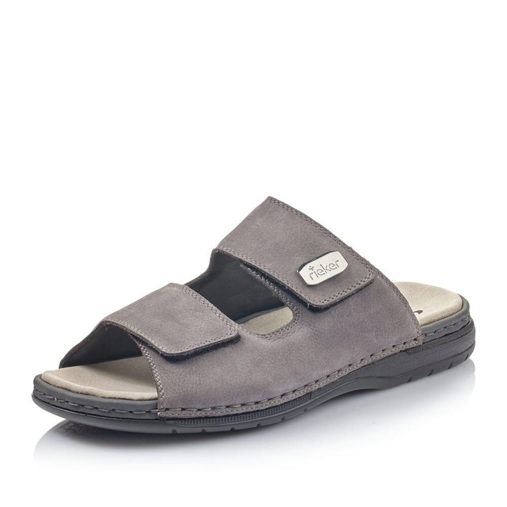 detail Pánské nazouváky RIEKER RIE-10201246-S2 šedá