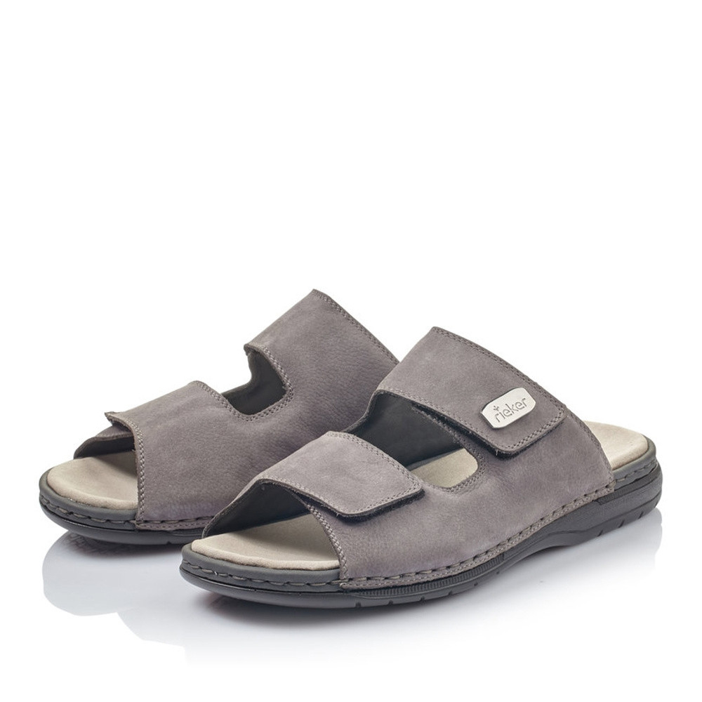 detail Pánské nazouváky RIEKER RIE-10201246-S2 šedá