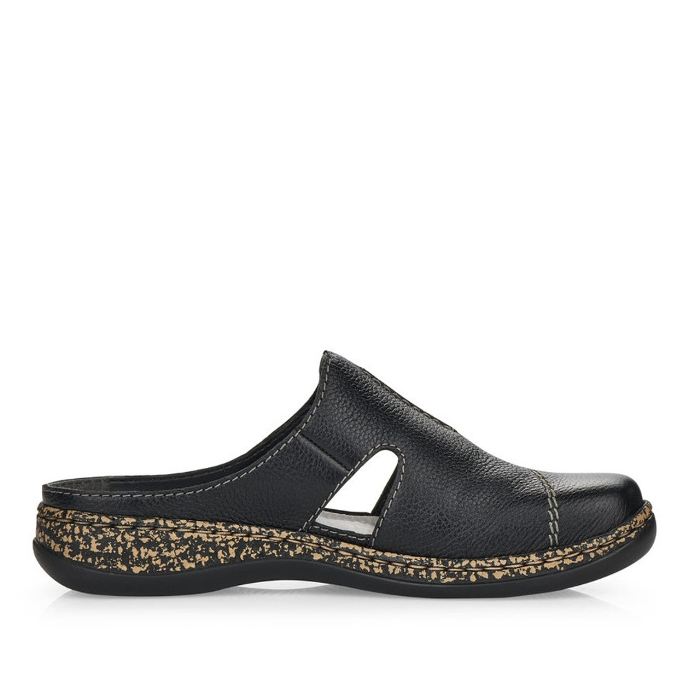 detail Dámské nazouváky RIEKER 46362-00 černá S5