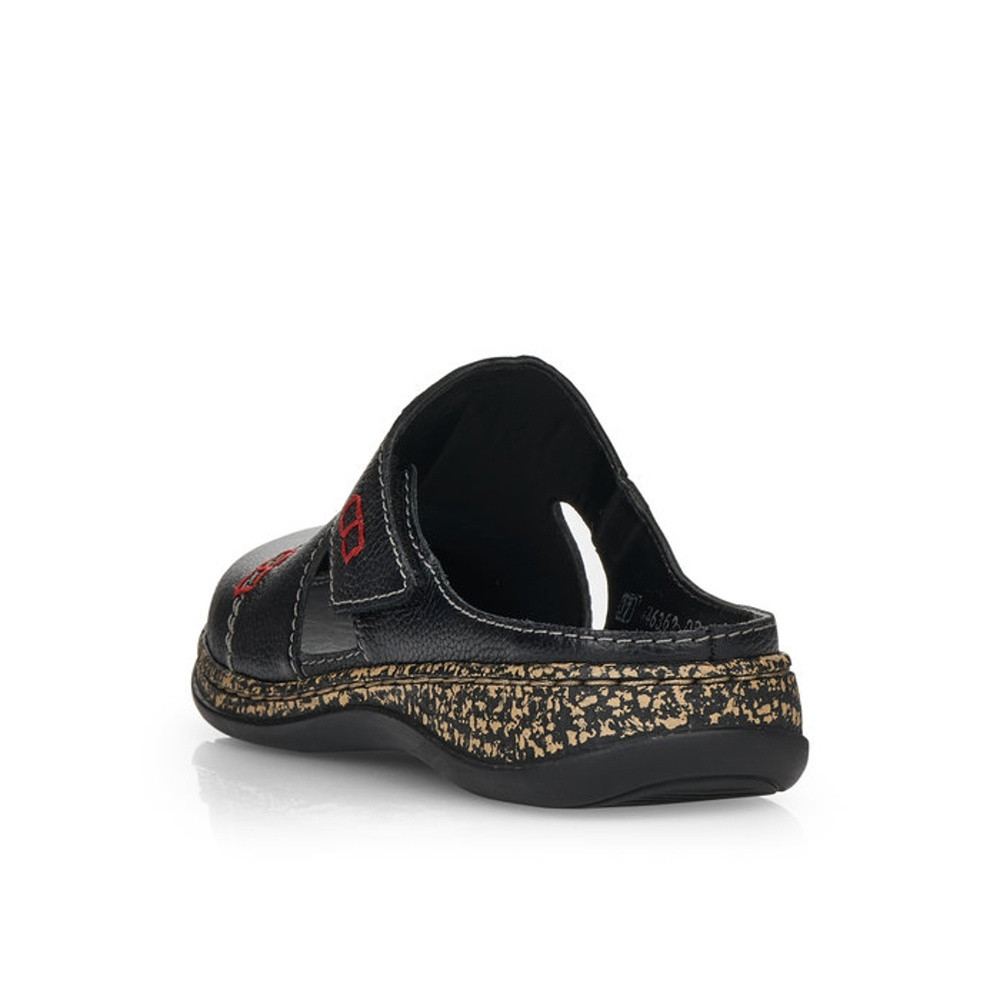 detail Dámské nazouváky RIEKER 46362-00 černá S5