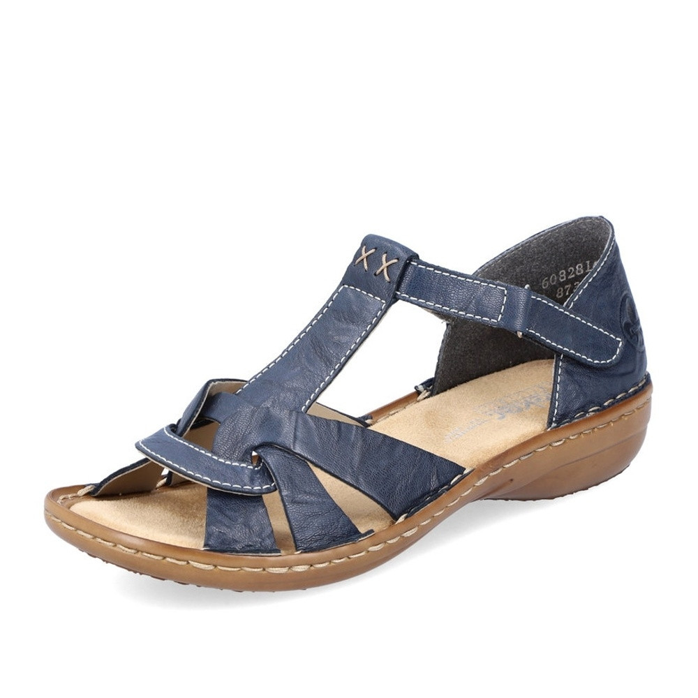 detail Dámské sandály RIEKER 60828-14 modrá S2