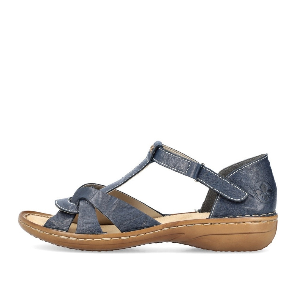 detail Dámské sandály RIEKER 60828-14 modrá S2
