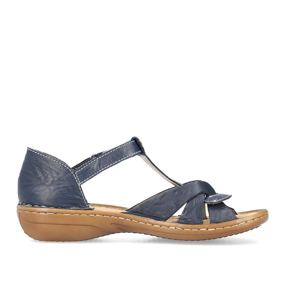 detail Dámské sandály RIEKER 60828-14 modrá S2