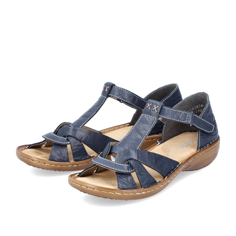 detail Dámské sandály RIEKER 60828-14 modrá S2