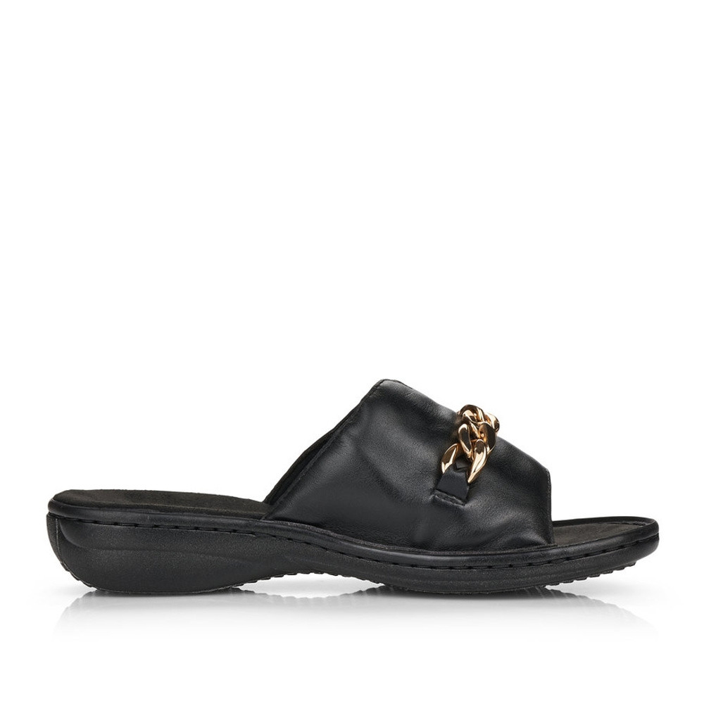 detail Dámské nazouváky RIEKER RIE-10201271-S2 černá