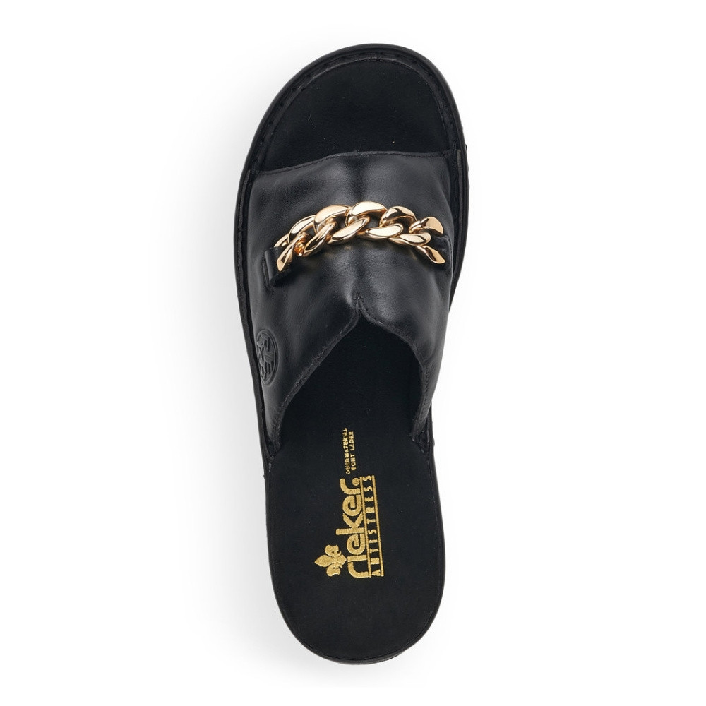 detail Dámské nazouváky RIEKER RIE-10201271-S2 černá