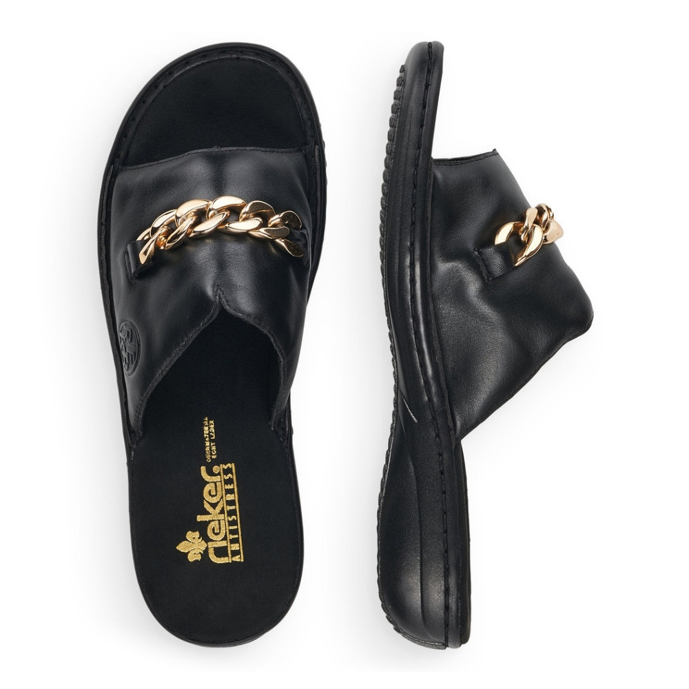 detail Dámské nazouváky RIEKER RIE-10201271-S2 černá