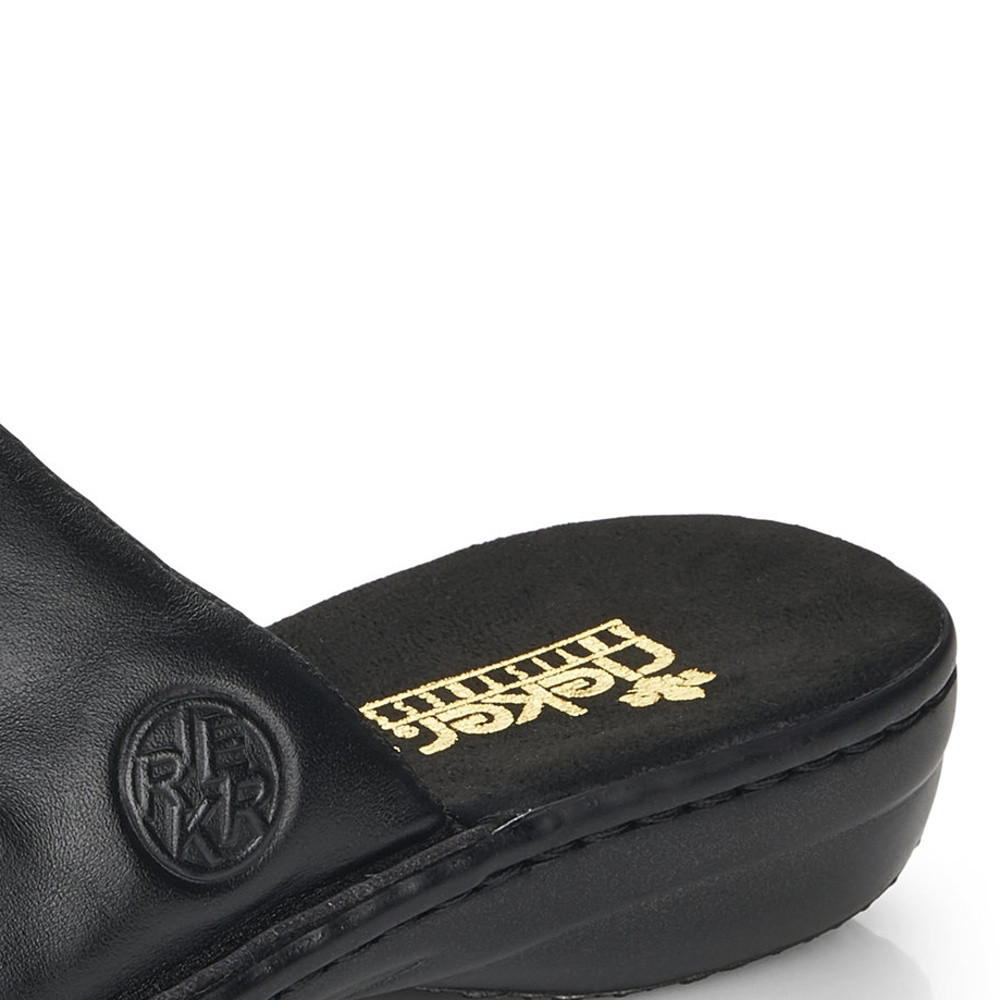 detail Dámské nazouváky RIEKER RIE-10201271-S2 černá