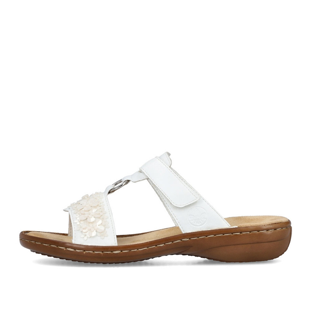 detail Dámské nazouváky RIEKER RIE-10201273-S2 bílá