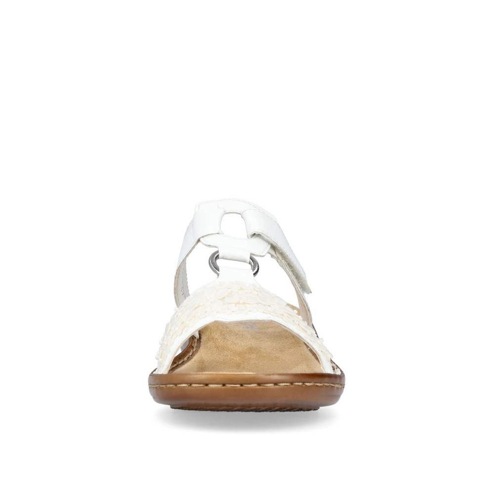 detail Dámské nazouváky RIEKER RIE-10201273-S2 bílá