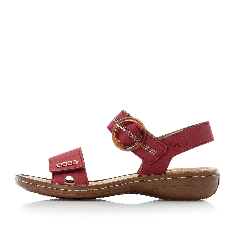detail Dámské sandály RIEKER RIE-10201275-S2 červená