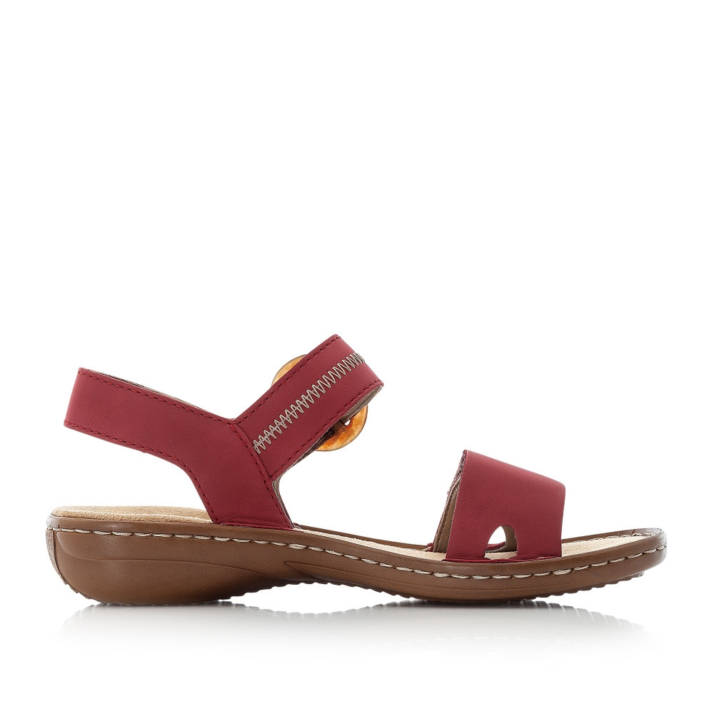 detail Dámské sandály RIEKER RIE-10201275-S2 červená