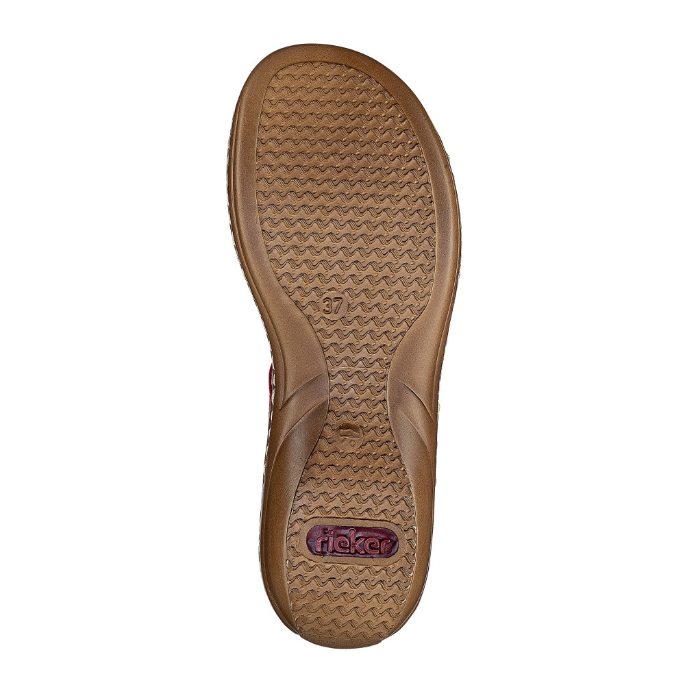 detail Dámské sandály RIEKER RIE-10201275-S2 červená