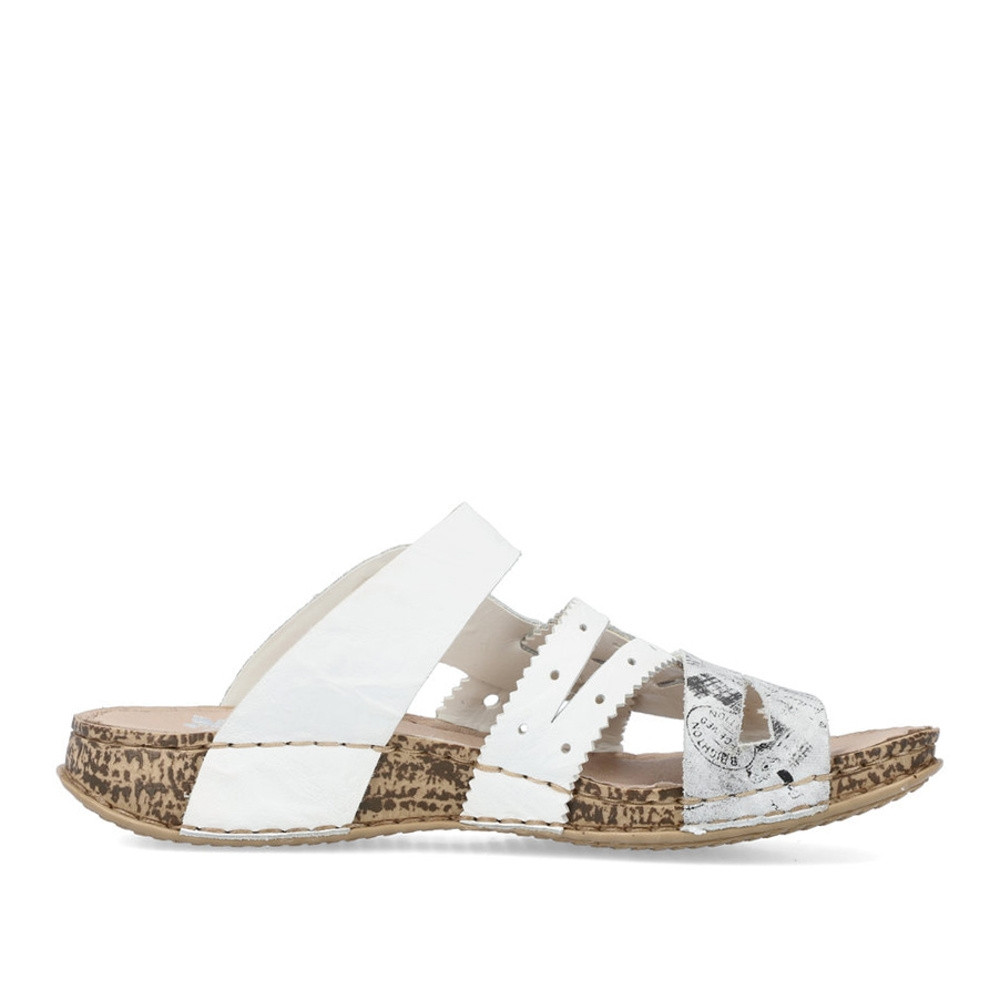 detail Dámské nazouváky RIEKER RIE-10201278-S2 bílá