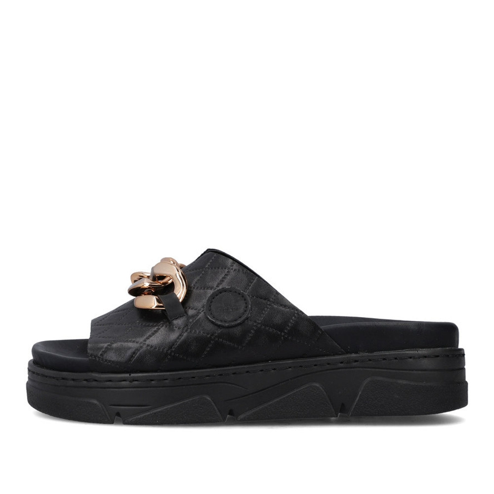 detail Dámské nazouváky RIEKER 62154-00 černá S2