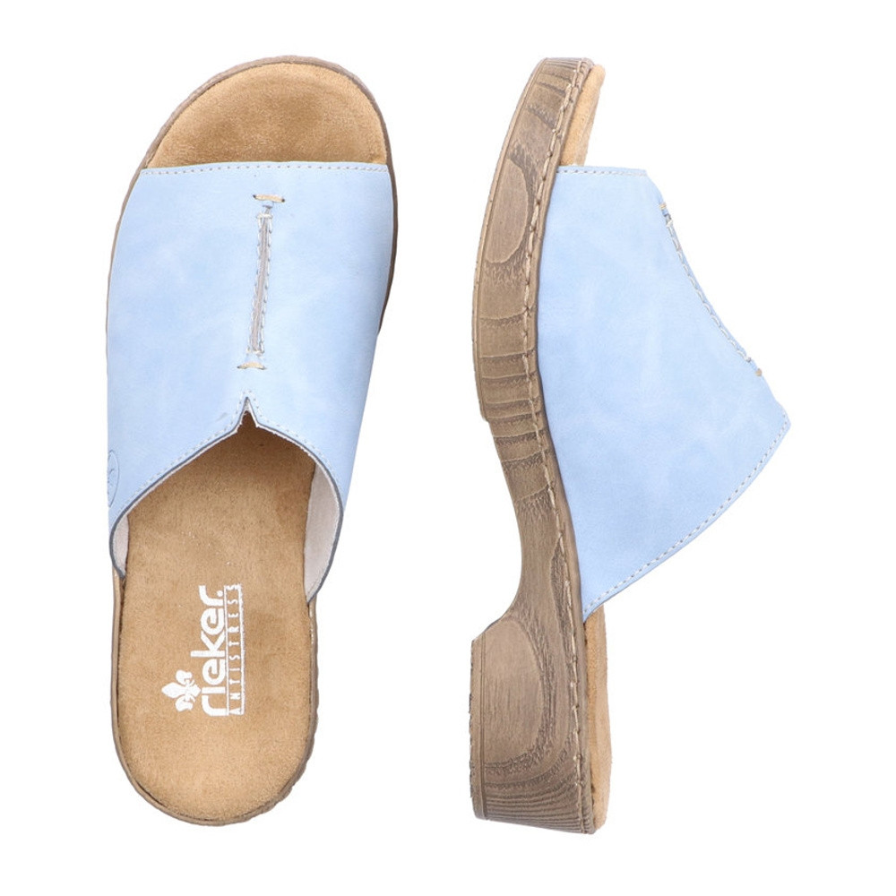 detail Dámské nazouváky RIEKER 62284-10 modrá S2