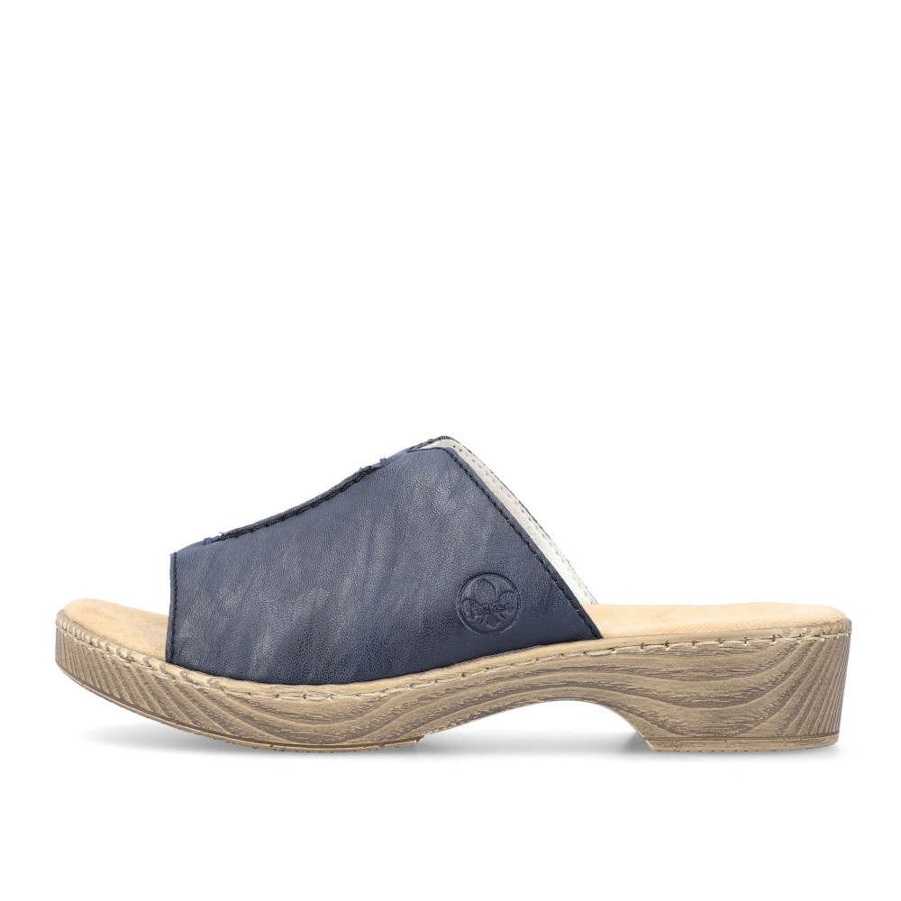 detail Dámské nazouváky RIEKER RIE-10201284-S2 modrá