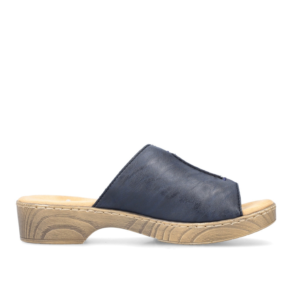 detail Dámské nazouváky RIEKER RIE-10201284-S2 modrá