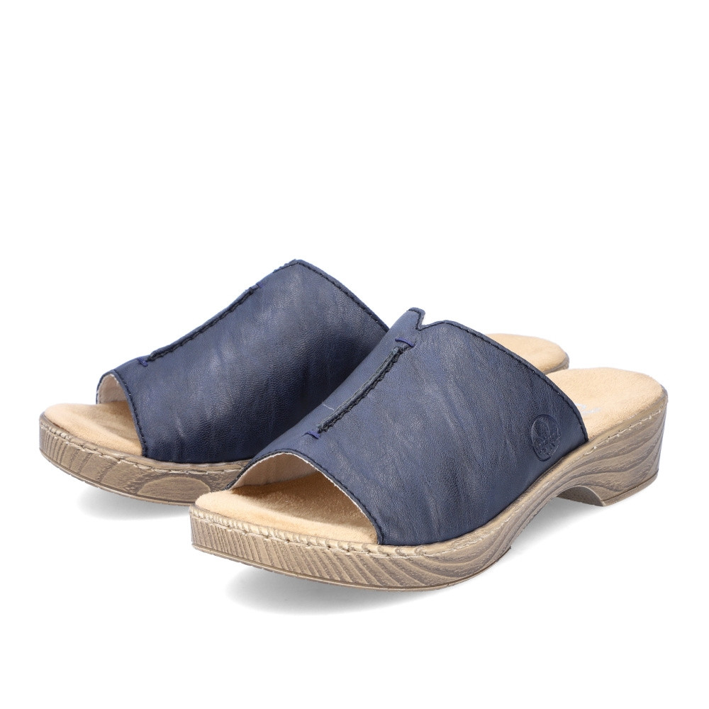 detail Dámské nazouváky RIEKER RIE-10201284-S2 modrá