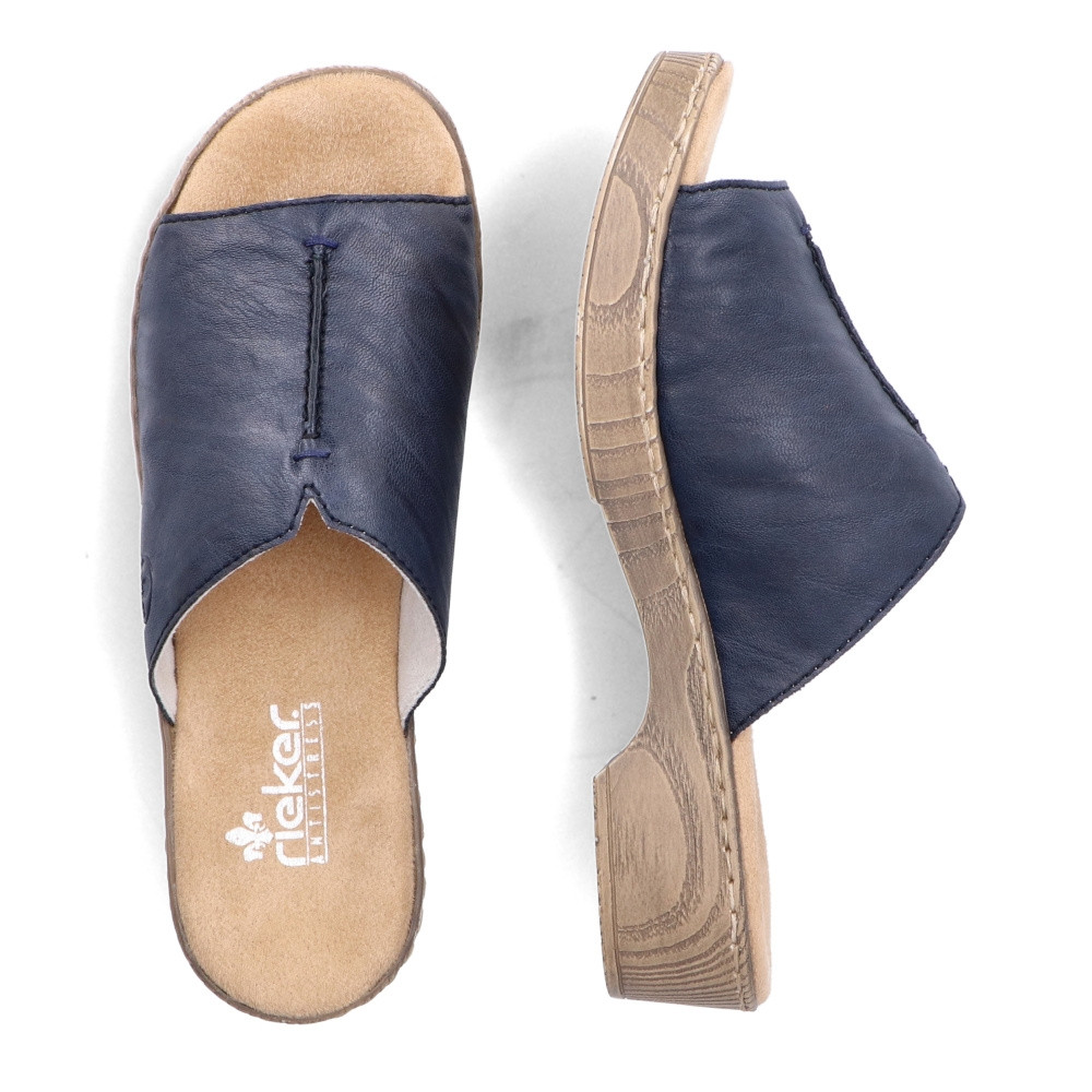 detail Dámské nazouváky RIEKER RIE-10201284-S2 modrá