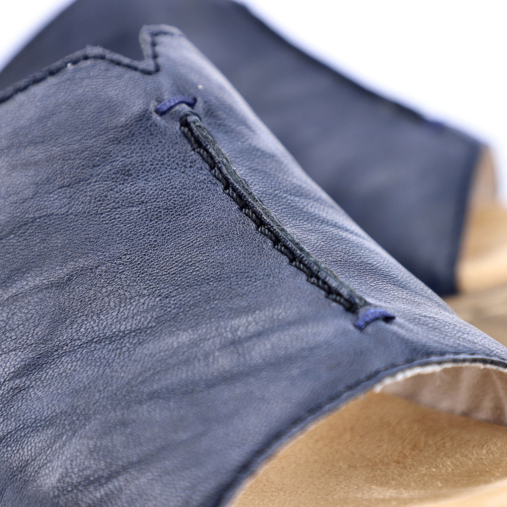 detail Dámské nazouváky RIEKER RIE-10201284-S2 modrá