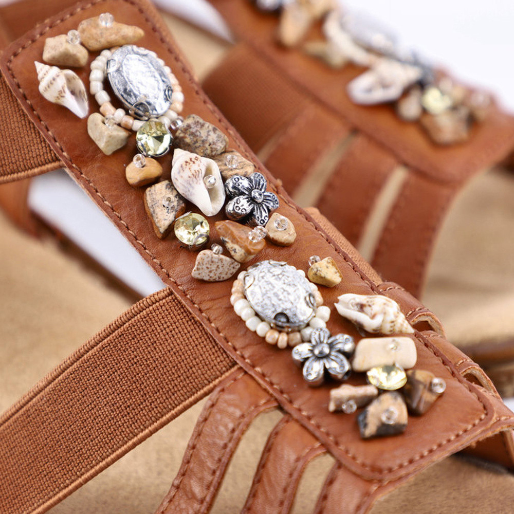 detail Dámské sandály RIEKER 62859-24 hnědá S3