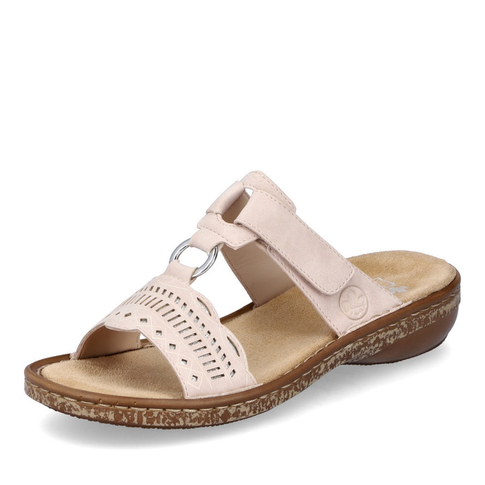 detail Dámské nazouváky RIEKER RIE-10201294-S2 růžová