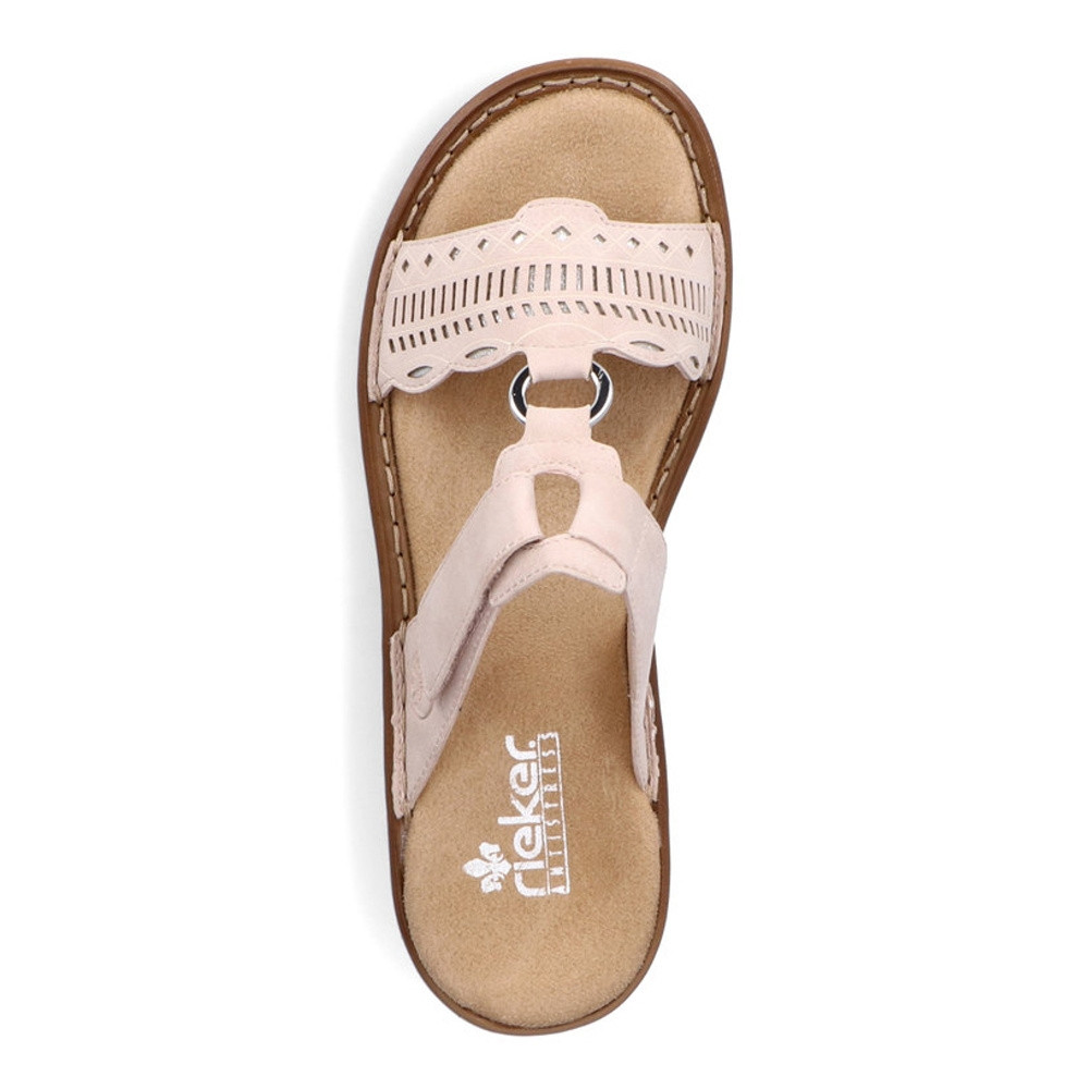 detail Dámské nazouváky RIEKER RIE-10201294-S2 růžová