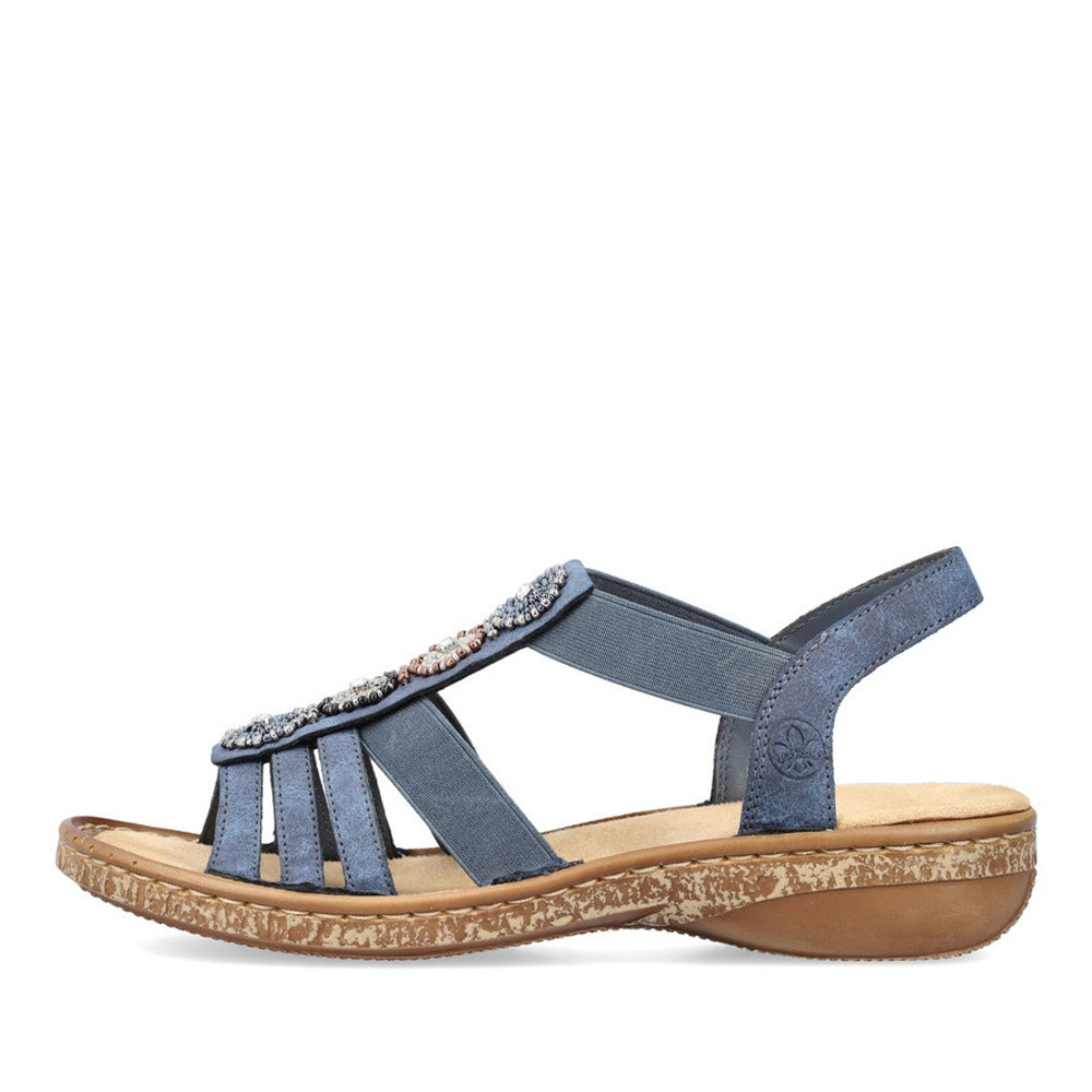 detail Dámské sandály RIEKER RIE-10201295-S2 modrá