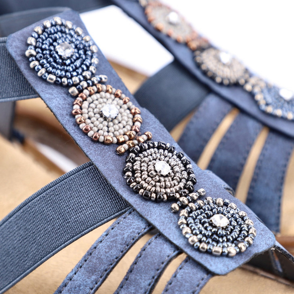 detail Dámské sandály RIEKER RIE-10201295-S2 modrá