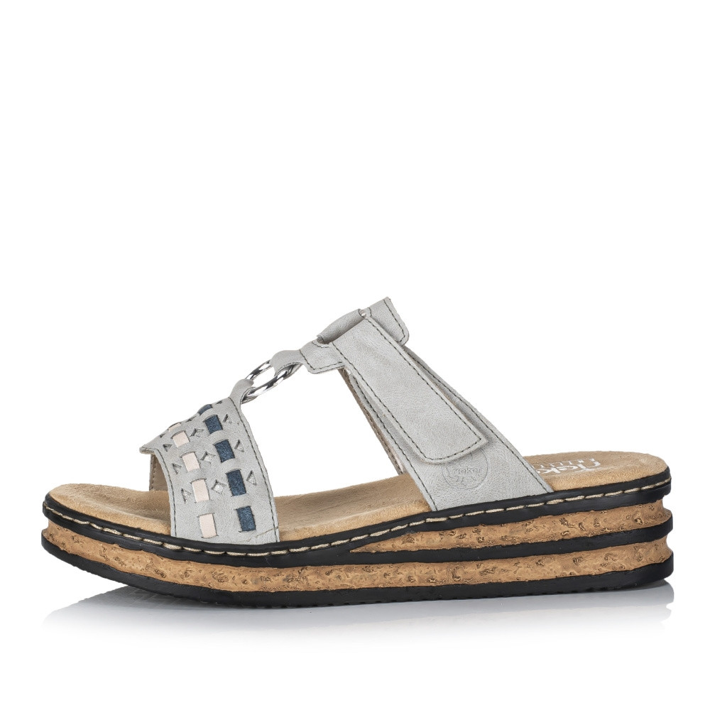 detail Dámské nazouváky RIEKER 62995-42 šedá S2