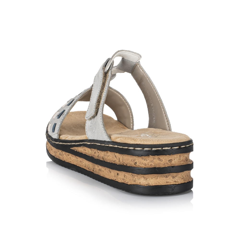 detail Dámské nazouváky RIEKER 62995-42 šedá S2