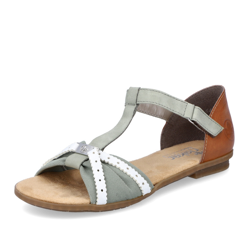 detail Dámské sandály RIEKER RIE-10201308-S2 zelená