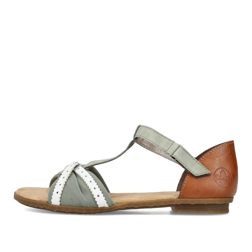 detail Dámské sandály RIEKER RIE-10201308-S2 zelená