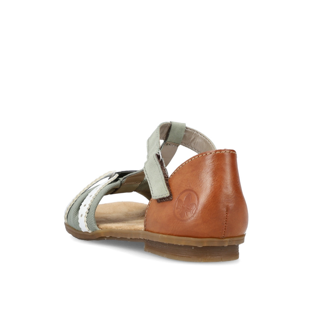 detail Dámské sandály RIEKER RIE-10201308-S2 zelená