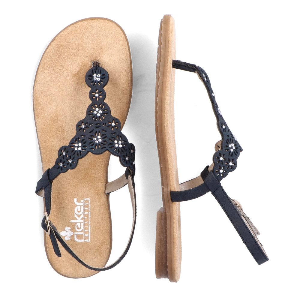 detail Dámské sandály RIEKER RIE-10201311-S2 modrá