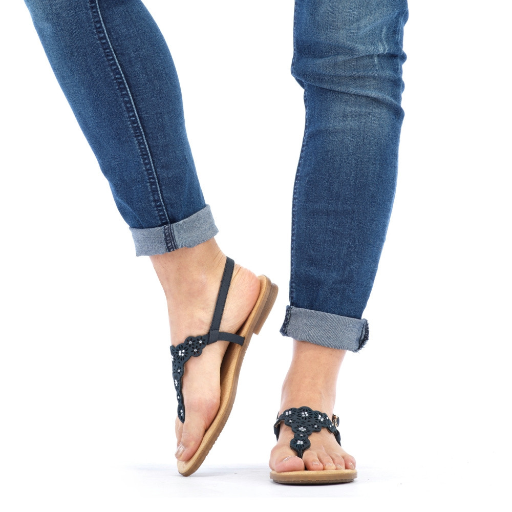 detail Dámské sandály RIEKER RIE-10201311-S2 modrá