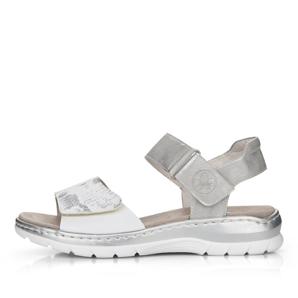detail Dámské sandály RIEKER RIE-10201326-S2 bílá